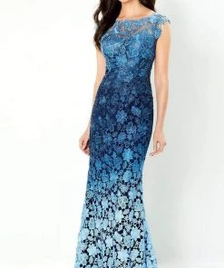 Montage By Mon Cheri - 119958 Ombre Lace Trumpet Dress