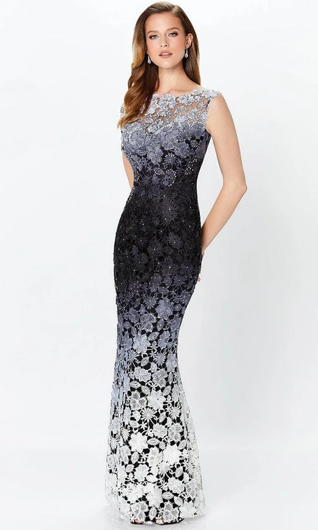 Montage By Mon Cheri 119958W - Ombre Lace Evening Gown 8 Montage By Mon Cheri 119958W - Ombre Lace Evening Gown