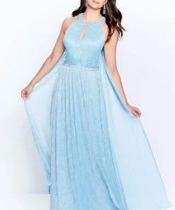 Montage By Mon Cheri - 120901W Embellished Halter Neck Sheath Dress 9 Montage By Mon Cheri - 120901W Embellished Halter Neck Sheath Dress