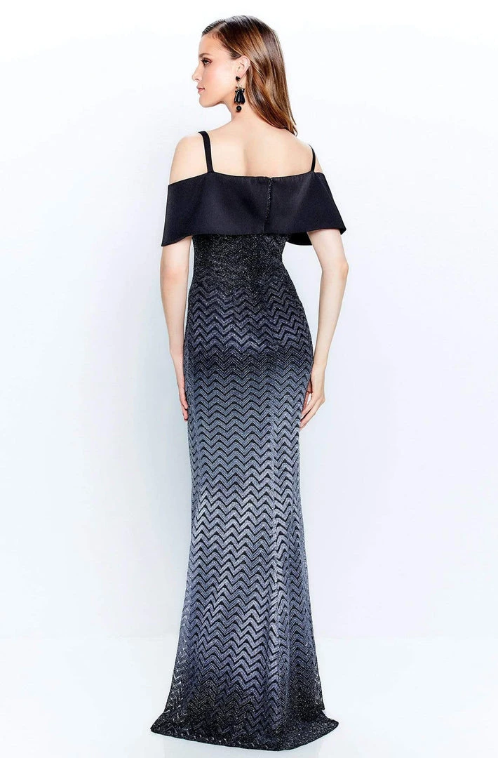 Montage By Mon Cheri - 120908 Metallic Ombre Sheath Dress 4 Montage By Mon Cheri - 120908 Metallic Ombre Sheath Dress