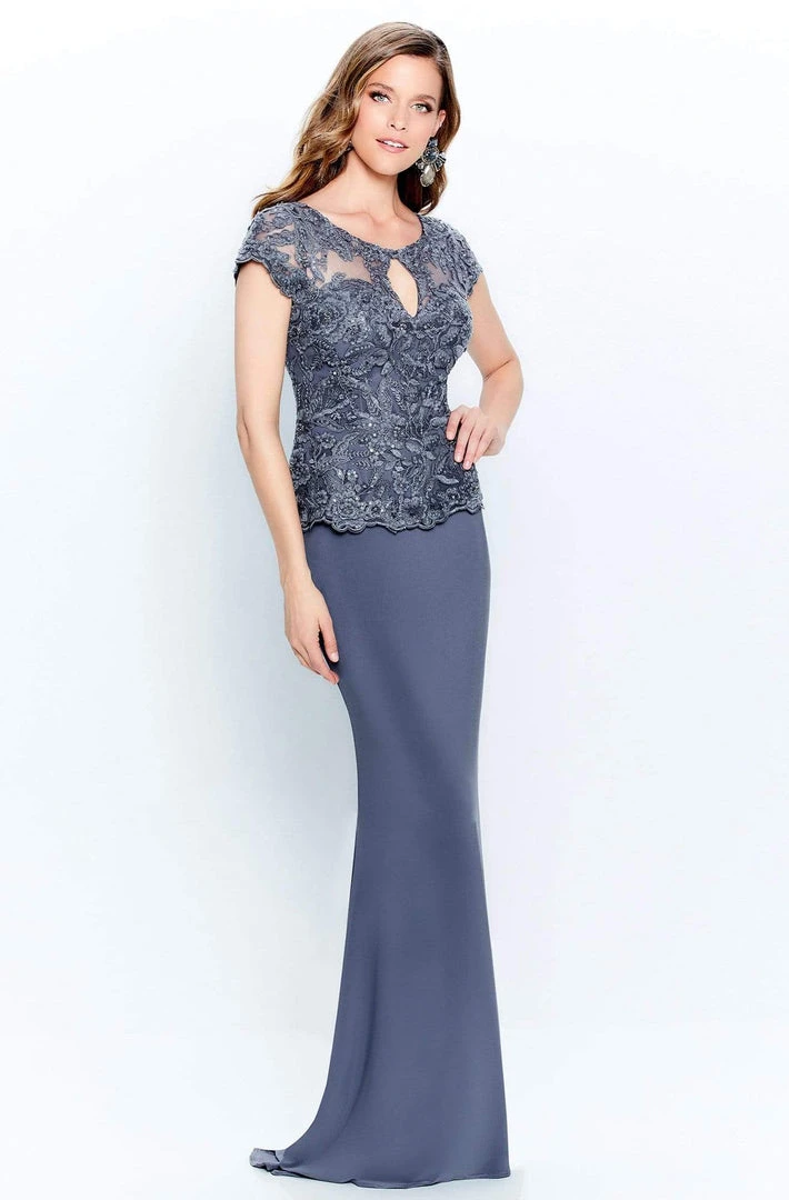 Montage By Mon Cheri - 120910W Embroidered Keyhole Front Long Dress 3 Montage By Mon Cheri - 120910W Embroidered Keyhole Front Long Dress