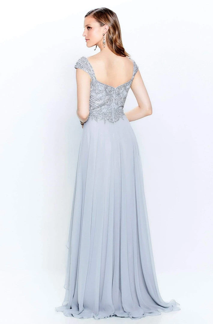 Montage By Mon Cheri - 120914 Beaded V-Neck A-Line Dress 4 Montage By Mon Cheri - 120914 Beaded V-Neck A-Line Dress