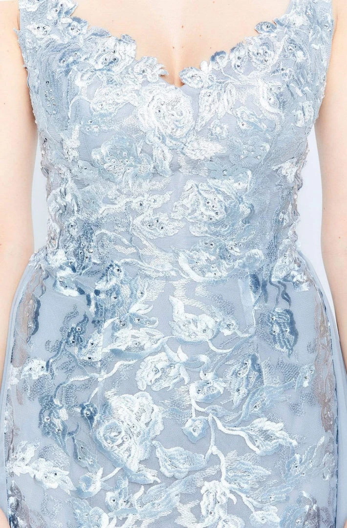 Montage By Mon Cheri - 120918 Embroidered V-Neck Sheath Dress 11 Montage By Mon Cheri - 120918 Embroidered V-Neck Sheath Dress