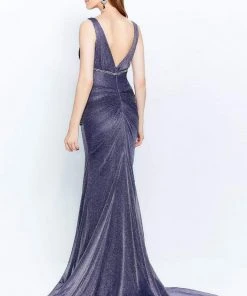 Montage By Mon Cheri - 120922 Ruched Plunging V-Neck Trumpet Dress 11 Montage By Mon Cheri - 120922 Ruched Plunging V-Neck Trumpet Dress