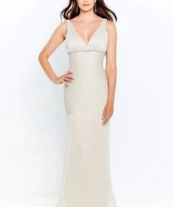 Montage By Mon Cheri - 120922 Ruched Plunging V-Neck Trumpet Dress 14 Montage By Mon Cheri - 120922 Ruched Plunging V-Neck Trumpet Dress