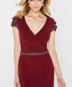 Montage By Mon Cheri 122902 - Embellished Surplice Bodice Formal Gown 10 Montage By Mon Cheri 122902 - Embellished Surplice Bodice Formal Gown