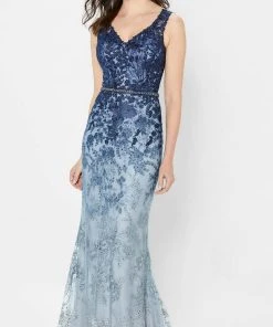 Montage By Mon Cheri 122903 - Lace Ombre Evening Gown
