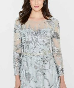 Montage By Mon Cheri 122906 - Illusion Bateau Long Evening Dress 10 Montage By Mon Cheri 122906 - Illusion Bateau Long Evening Dress