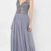 Montage By Mon Cheri 122907 - Beaded Tulle Flowy A Line Dress 1 Montage By Mon Cheri 122907 - Beaded Tulle Flowy A Line Dress