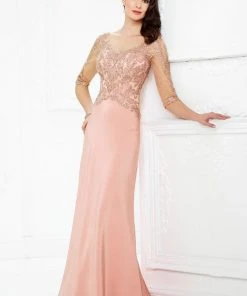 Montage By Mon Cheri - 217950 Divinely Beaded Sheath Dress