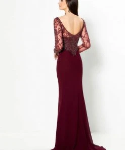 Montage By Mon Cheri - 219973 Bead Embellished Sheath Dress