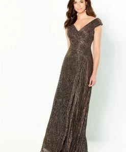 Montage By Mon Cheri - 219975 Portrait V-Neck Cascading Ruffled Gown 15 Montage By Mon Cheri - 219975 Portrait V-Neck Cascading Ruffled Gown