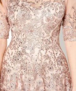 Montage By Mon Cheri - 219976W Embroidered Illusion Bateau A-line Gown 12 Montage By Mon Cheri - 219976W Embroidered Illusion Bateau A-line Gown