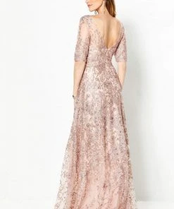 Montage By Mon Cheri - 219976W Embroidered Illusion Bateau A-line Gown 9 Montage By Mon Cheri - 219976W Embroidered Illusion Bateau A-line Gown