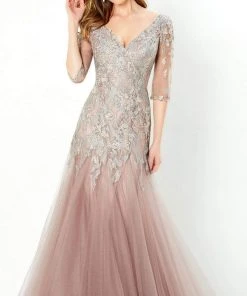 Montage By Mon Cheri - 220936 Jewel Ornate Lace Appliqued Dress 10 Montage By Mon Cheri - 220936 Jewel Ornate Lace Appliqued Dress