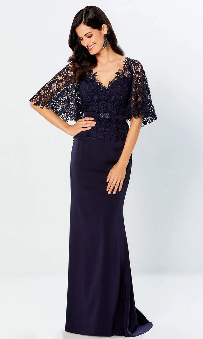 Montage By Mon Cheri - 220946 Flutter Sleeve Lace Sheath Dress 5 Montage By Mon Cheri - 220946 Flutter Sleeve Lace Sheath Dress
