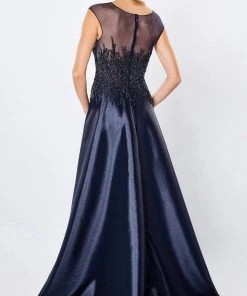 Montage By Mon Cheri - 221967 Illusion Scoop A-Line Dress 6 Montage By Mon Cheri - 221967 Illusion Scoop A-Line Dress