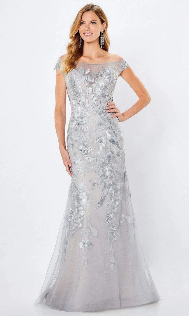 Montage By Mon Cheri - 221968 Illusion Off Shoulder Evening Dress 3 Montage By Mon Cheri - 221968 Illusion Off Shoulder Evening Dress