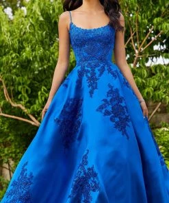 Mori Lee 47056 - Sleeveless Scoop Neck Prom Dress