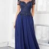 MGNY By Mori Lee Mori Lee - 72309 Illusion Neckline Crystal Beaded Chiffon A-Line Gown 1 MGNY By Mori Lee Mori Lee - 72309 Illusion Neckline Crystal Beaded Chiffon A-Line Gown