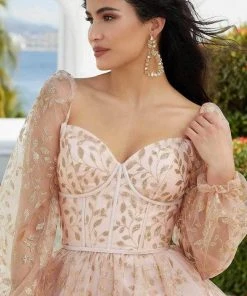 Mori Lee 9591 - Glittered Sweetheart Cocktail Dress