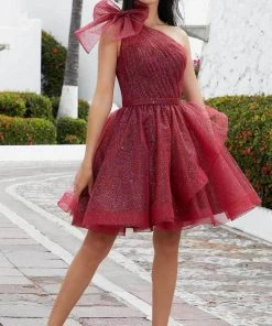 Mori Lee 9599 - Asymmetric Flounce A-Line Cocktail Dress 10 Mori Lee 9599 - Asymmetric Flounce A-Line Cocktail Dress