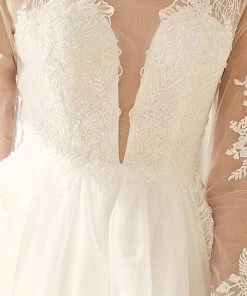 Nox Anabel Bridal JE911 - Illusion Bateau Bridal Gown