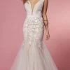 Nox Anabel Bridal JE917 - Plunging V-Neck Bridal Gown