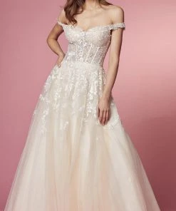 Nox Anabel Bridal JH925 - Off Shoulder Bridal Gown