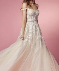 Nox Anabel Bridal JH925 - Off Shoulder Bridal Gown 13 Nox Anabel Bridal JH925 - Off Shoulder Bridal Gown