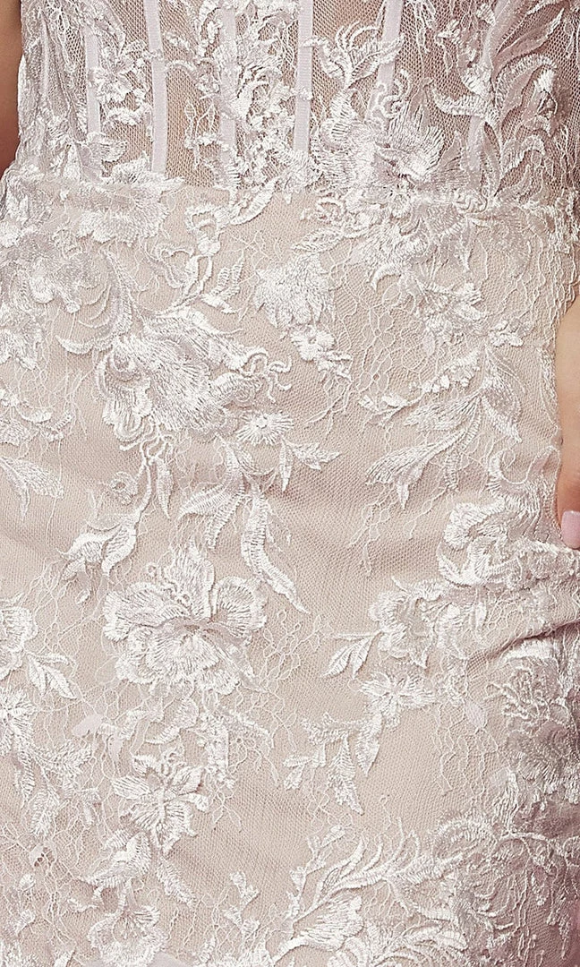 Nox Anabel Bridal JS924 - Corset Lace Bridal Gown 8 Nox Anabel Bridal JS924 - Corset Lace Bridal Gown