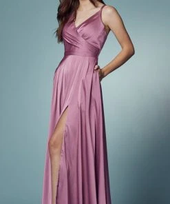 Nox Anabel E1020 - Lace Up Style Prom Dress 41 Nox Anabel E1020 - Lace Up Style Prom Dress