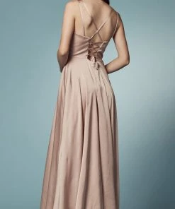 Nox Anabel E1020 - Lace Up Style Prom Dress 37 Nox Anabel E1020 - Lace Up Style Prom Dress