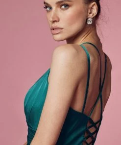 Nox Anabel E1020 - Lace Up Style Prom Dress 46 Nox Anabel E1020 - Lace Up Style Prom Dress