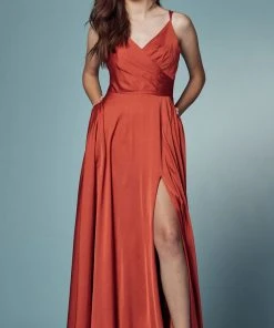 Nox Anabel E1020 - Lace Up Style Prom Dress