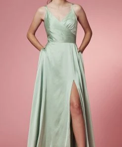 Nox Anabel E1020 - Lace Up Style Prom Dress 34 Nox Anabel E1020 - Lace Up Style Prom Dress