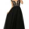 Nox Anabel - E166 Beaded Deep Off-Shoulder Ballgown 1 Nox Anabel - E166 Beaded Deep Off-Shoulder Ballgown