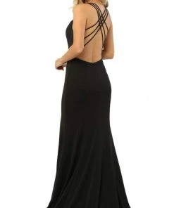 Nox Anabel - M133 Sexy Sleeveless Strappy Back Mermaid Gown