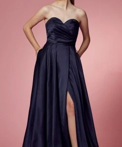 Nox Anabel R1036 - Strapless Sweetheart Evening Gown