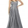 Nox Anabel - T258 Lustrous Strapless Sweetheart A-Line Evening Gown