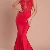 Portia And Scarlett - PS21108 Illusion Fitted Bodice Mermaid Gown