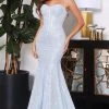 Portia And Scarlett - Ps22036 Corset Style Sequin Gown