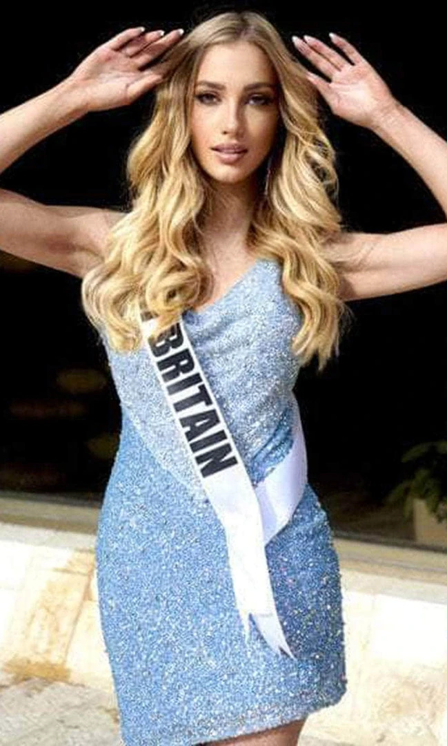 Portia And Scarlett PS22484C - Overlaid Neck Cocktail Dress 4 Portia And Scarlett PS22484C - Overlaid Neck Cocktail Dress