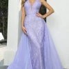 Portia And Scarlett - Ps22926 Halter V Neck Beaded Prom Gown