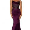 Portia And Scarlett - PS6300 Cowl Neckline Mermaid Evening Gown