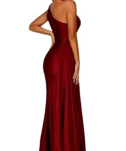 Portia And Scarlett - PS6310 Front Cut-Out One Shoulder Evening Dress