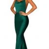 Portia And Scarlett - PS6319 Scoop Metallic Strap Prom Gown