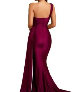Portia And Scarlett - PS6321 One Shoulder Fitted Evening Gown