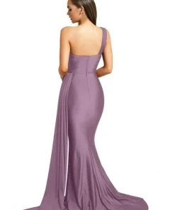 Portia And Scarlett - PS6321 One Shoulder Fitted Evening Gown