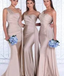 Portia And Scarlett - PS6321 One Shoulder Fitted Evening Gown
